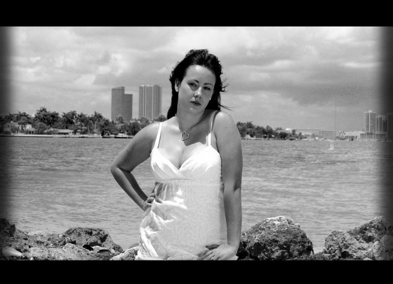 Female model photo shoot of Lynn M Ennis by Carcan Studios Inc in Miami Beach