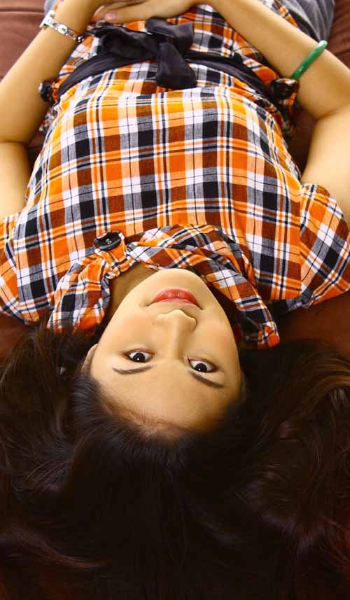 Female model photo shoot of erikavillanueva in Rouge Studio, Makati City