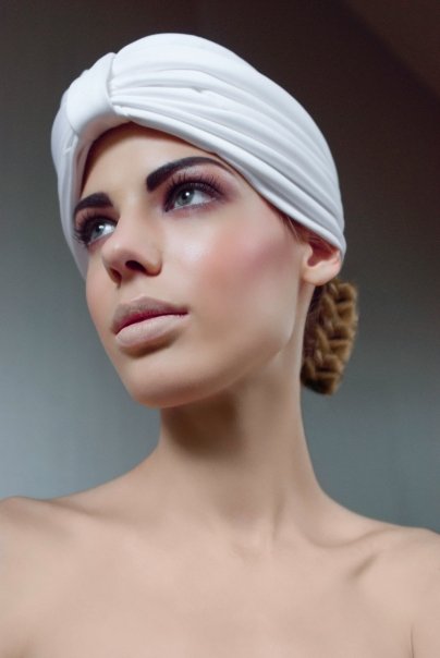 Female model photo shoot of KristinaMa by Squiz London, wardrobe styled by Orange 1, makeup by Angela Holthuis