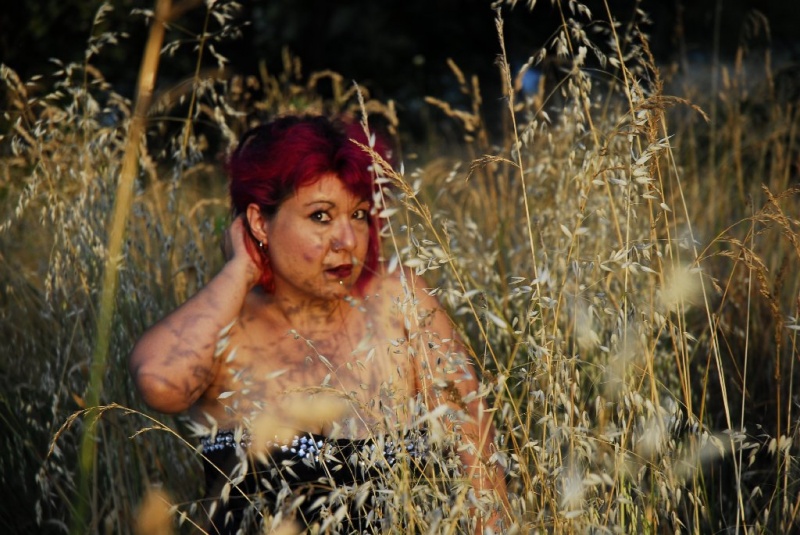 Female model photo shoot of DJ KaatSkratch in Near the Willamette River, Eugene, OR