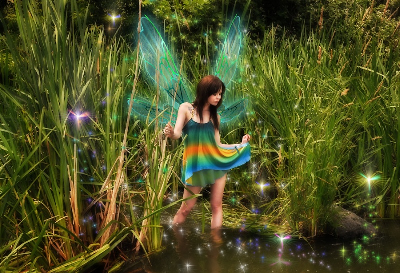 Male model photo shoot of Fairy Light Play in Klamath Falls, Oregon