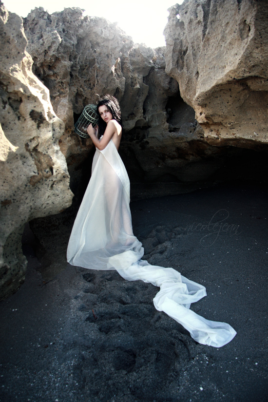 Female model photo shoot of Nicole Jean Photography and AliceLopez in Blowing Rocks, Jupiter
