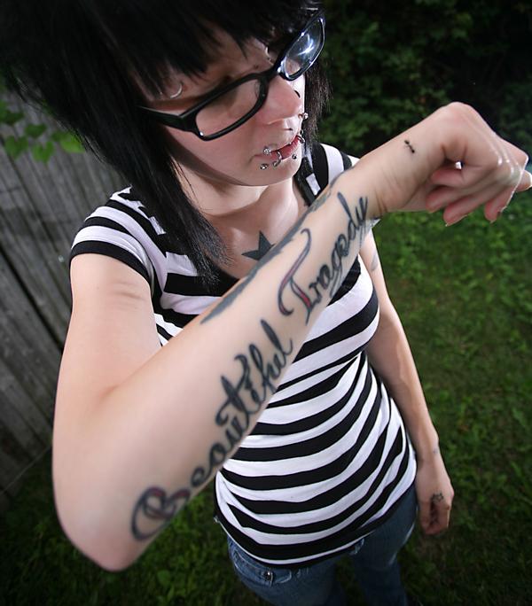 Female model photo shoot of Tattoo Hound by whk PhotoArts llc in zion il