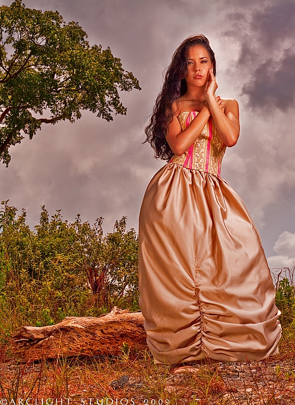 Female model photo shoot of Kya Simone and Angelique Griffin by Photographer Simon Mott in Nassau, Bahamas