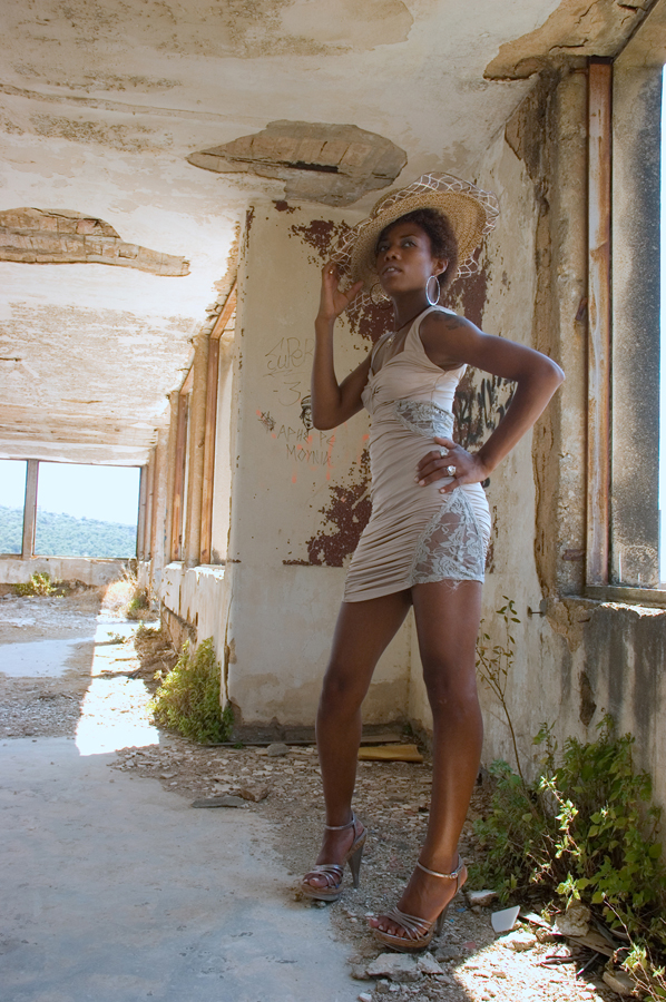 Female model photo shoot of StampD Model Phot Prod  by Anemos Photography in ATHENS, GREECE