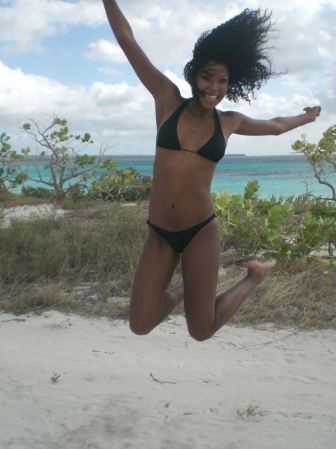 Female model photo shoot of Ruth Ocumarez in Bahia de las Aguilas, DR