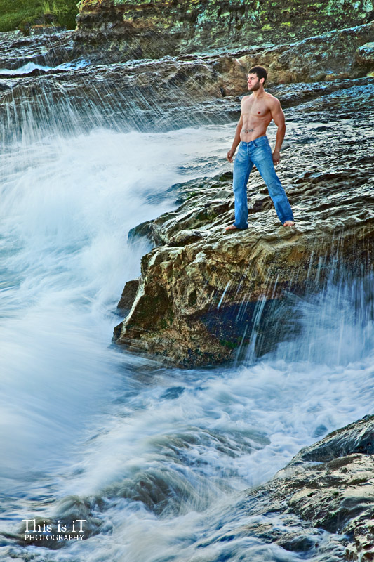 Male model photo shoot of Marcel Joseph in Natural Bridges