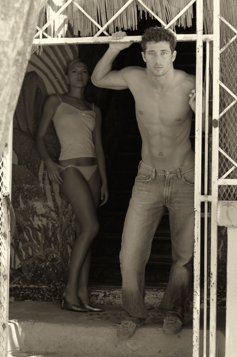 Male model photo shoot of Studio Blue in South Beach, Miami