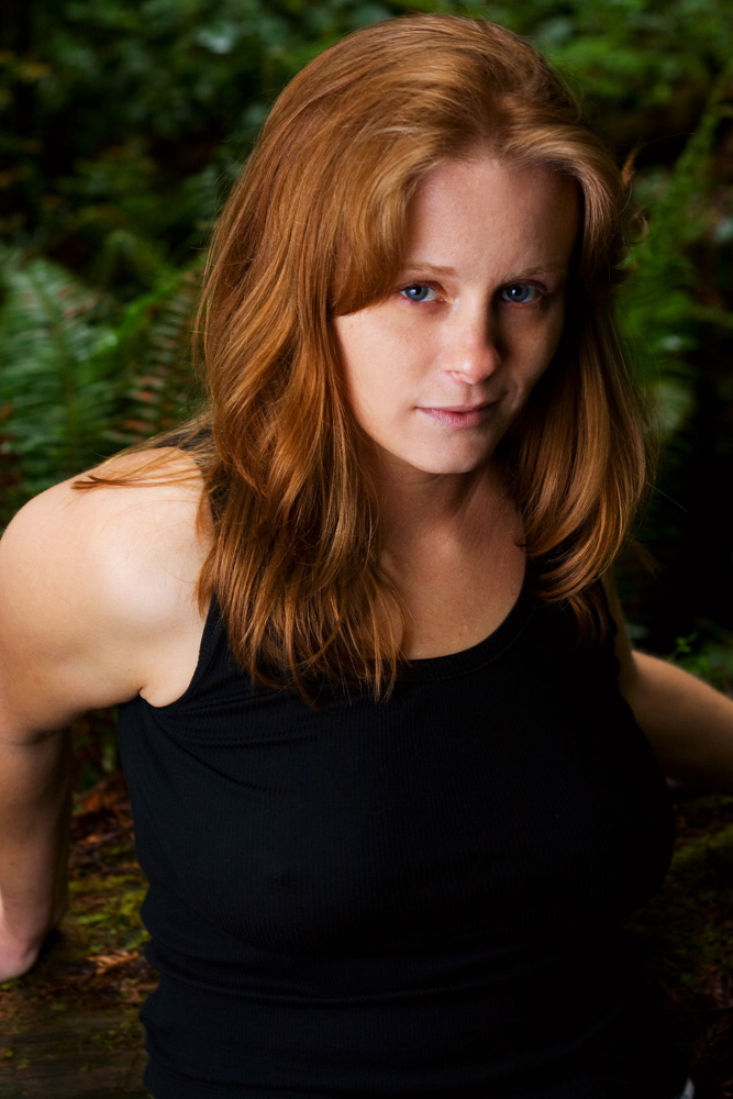 Female model photo shoot of Chablis by FuzzVega Photography in Redwoods National Forest