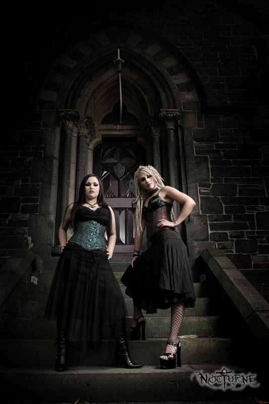 Male and Female model photo shoot of Atrum Studio, Ms Stacey Sin and Littleblackridinghood, makeup by Kate Holloway