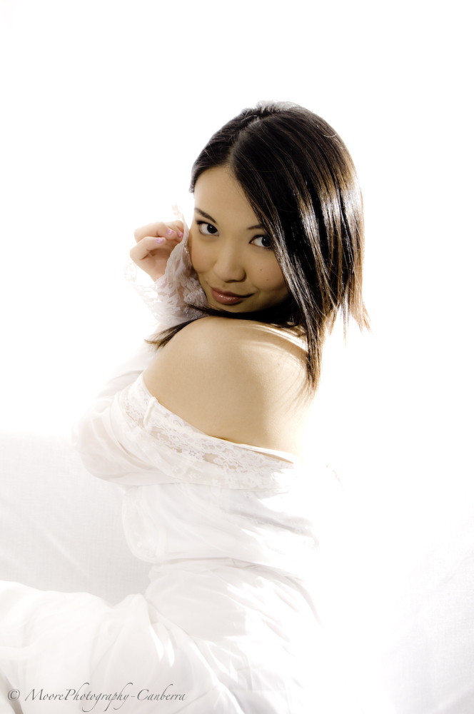 Female model photo shoot of Amanda Choong by MoorePhotography, makeup by KP Makeup Artistry