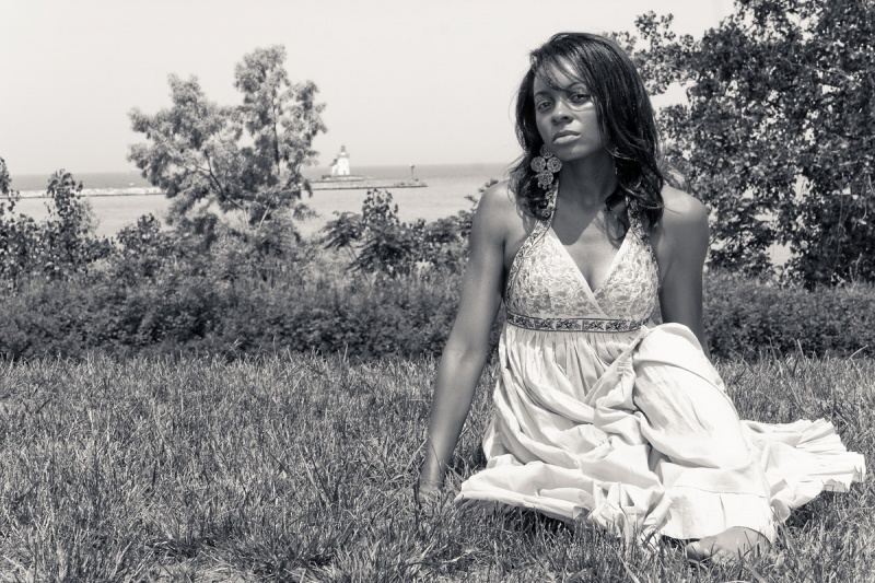 Female model photo shoot of Adea by George William in Wendy Park, Cleveland