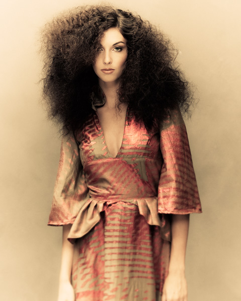 Female model photo shoot of SchockMakeup by Howard Petrella in Howard Petrella Studio
