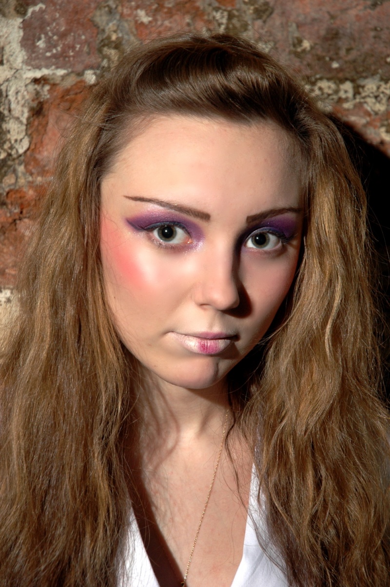 Female model photo shoot of Make-up Pro