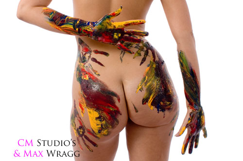 Male and Female model photo shoot of Max Wragg - BodyArtist and lillyj79 by BarePictures in CM Studios - Leeds, KENT