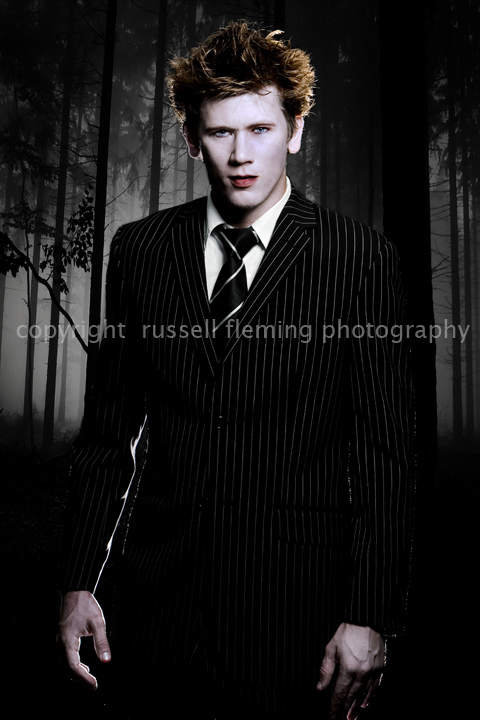Male model photo shoot of russellfleming in Studio  / photo composite