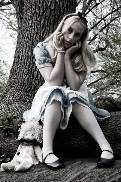 Female model photo shoot of Juliet Benoit in Wonderland
