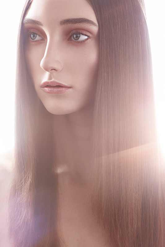 Female model photo shoot of HirokoYanoh by D0TD0TD0T, makeup by mua christine