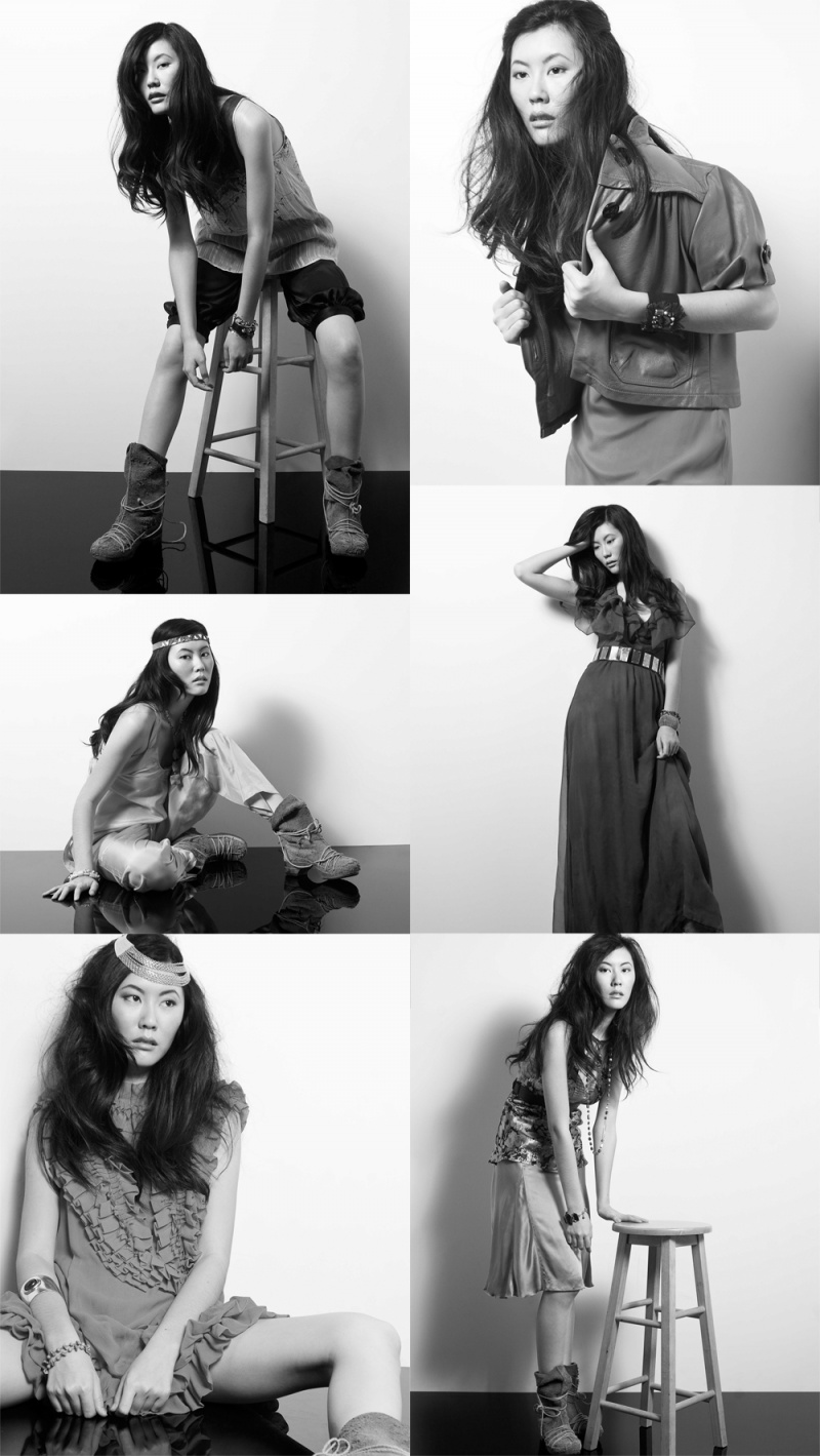 Female model photo shoot of Jing Wan by Calvin Coloma, wardrobe styled by Marlayna Cherisse, makeup by Teal Druda