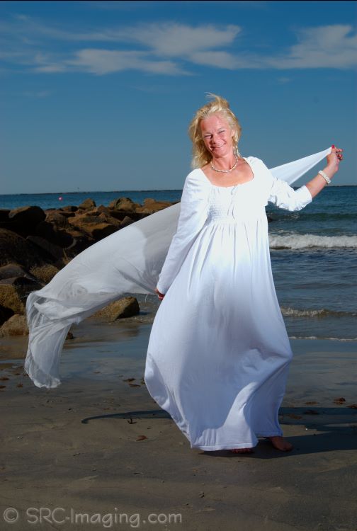 Female model photo shoot of Sam Dayon in Wheeler RI State Beach