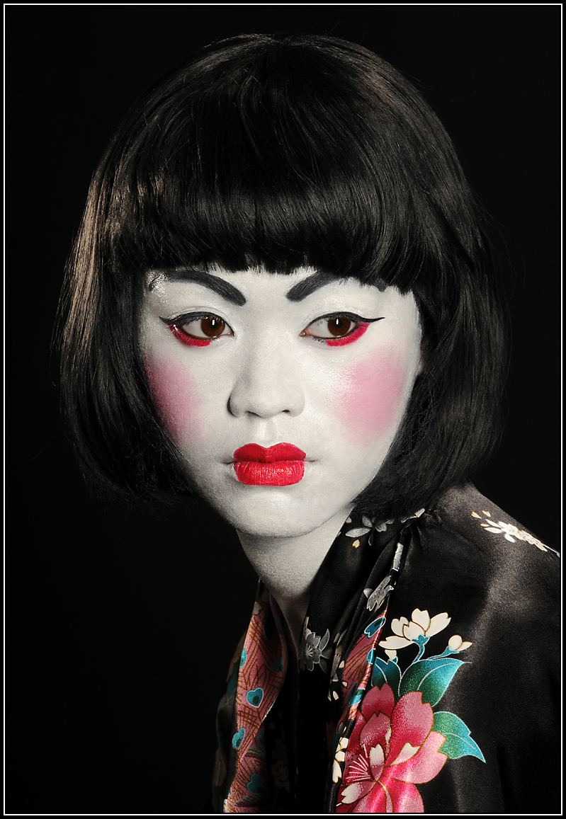 Female model photo shoot of Diana Nichole Artistry by Thomas Van Dyke in Reston Studio, makeup by Marie Ven