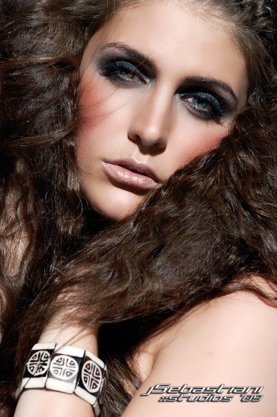 Female model photo shoot of Talia Bright, makeup by by beautiful you