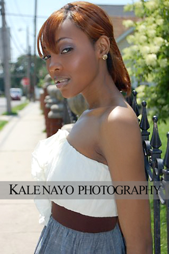 Female model photo shoot of Kale Nayo Photography and Ronnie BayB, makeup by Faces by Rachelle