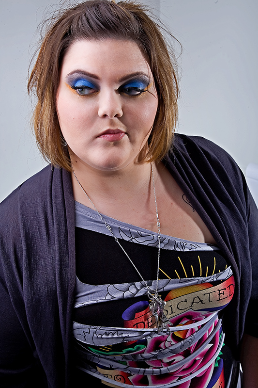 Female model photo shoot of Savannah San Roman by AV Studio in Chicago, IL. , makeup by Bridget Canela