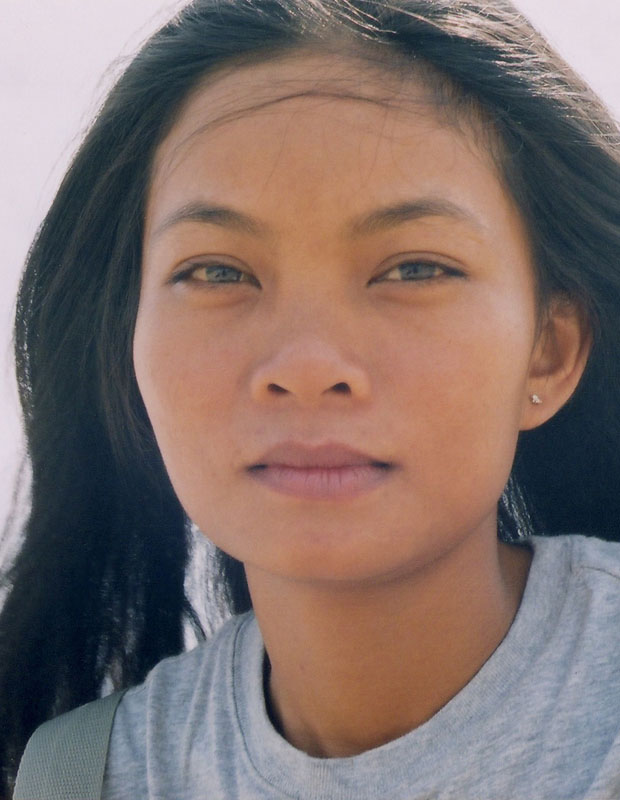 Female model photo shoot of jerawan in koh samui