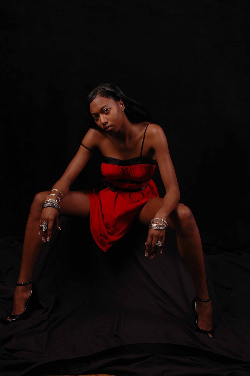 Female model photo shoot of Dniya Valentine by Bassin Studio