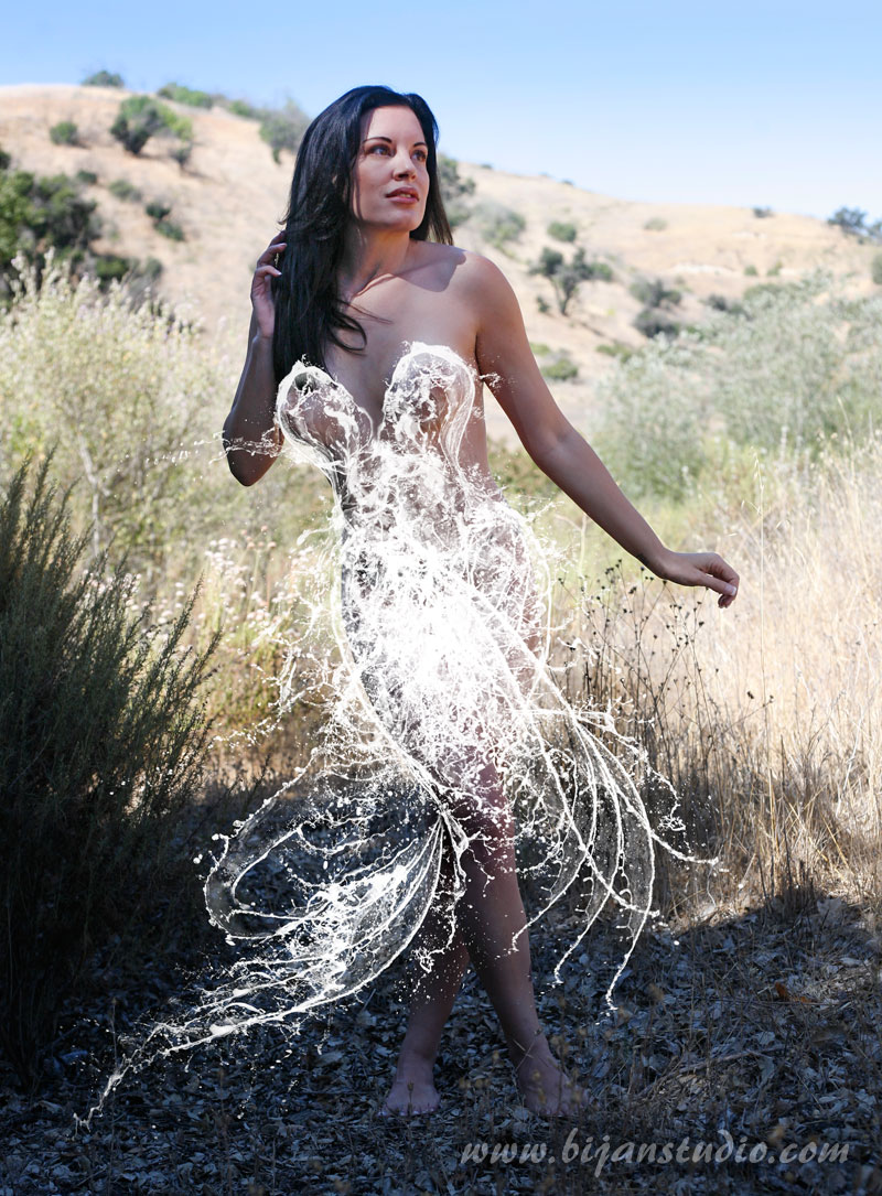 Male and Female model photo shoot of Fantasy wardrobes and Ereka Marcelino in Bell Canyon