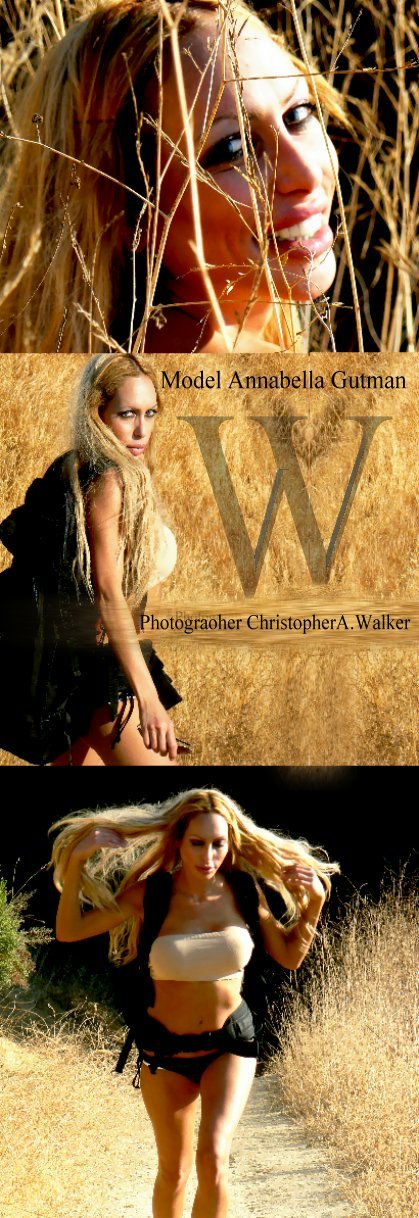 Male and Female model photo shoot of W  A  L  K  E  R and Annabella Gutman in SAN DIMAS,CA