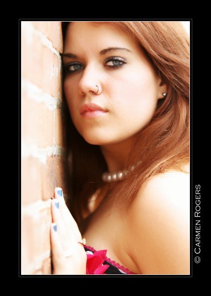 Female model photo shoot of Bethani Sadler in alley