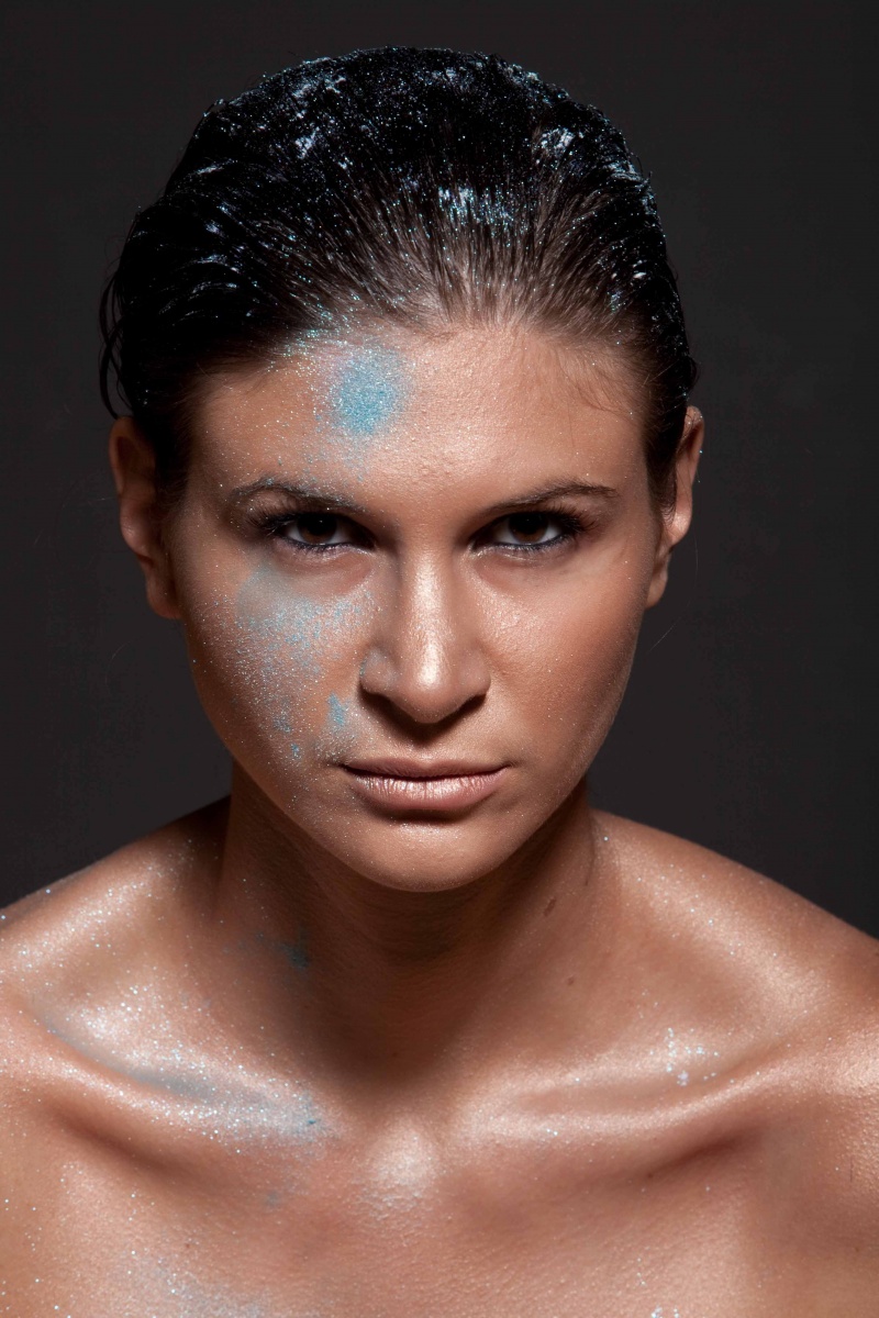 Female model photo shoot of Natalia Mendoza and Vaness H by StudioLight photography, makeup by Natalia Mendoza