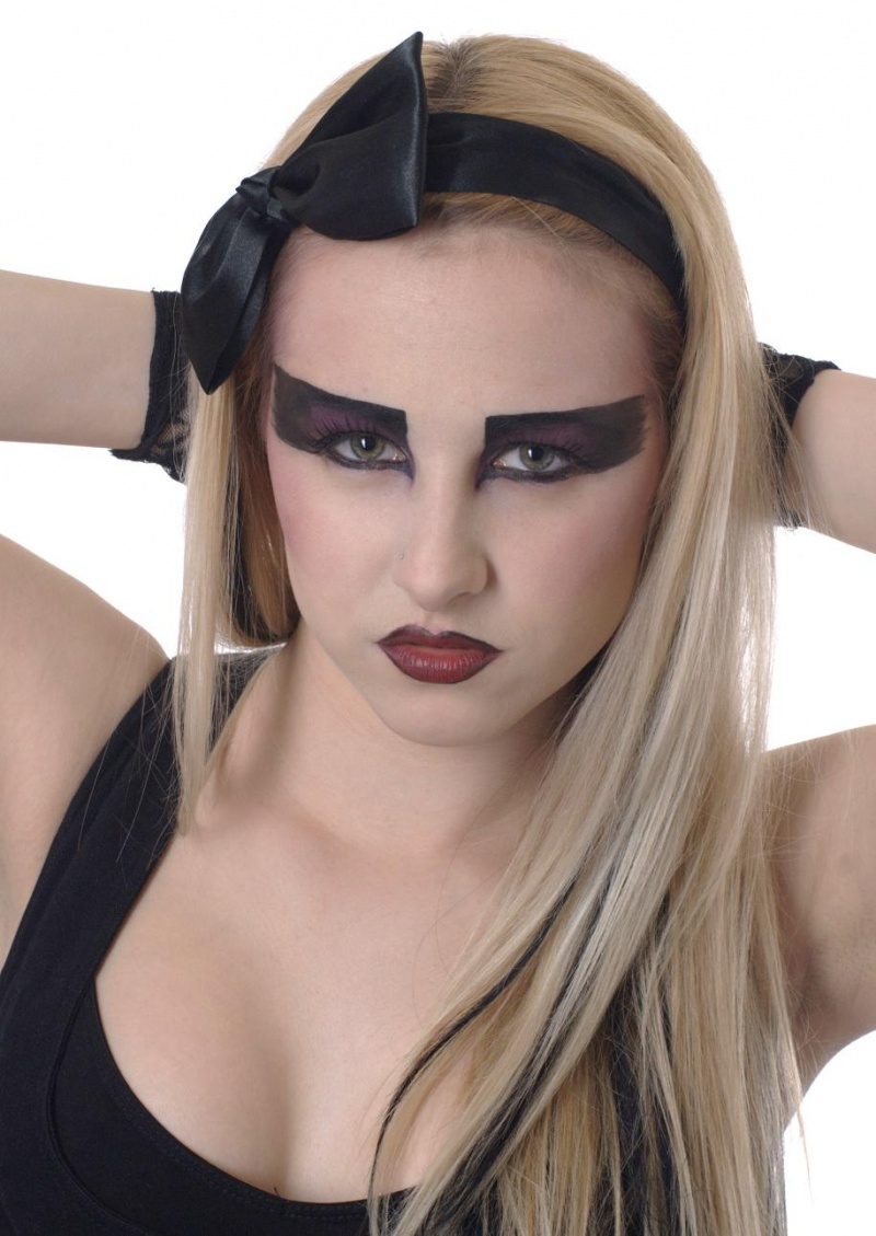 Female model photo shoot of Sammii Reed by MelbourneGirls Studio in Melbourne, makeup by Buttons Kill