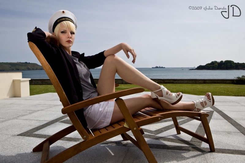 Female model photo shoot of Ria Williams  by Julia Dando in Plymouth Hoe