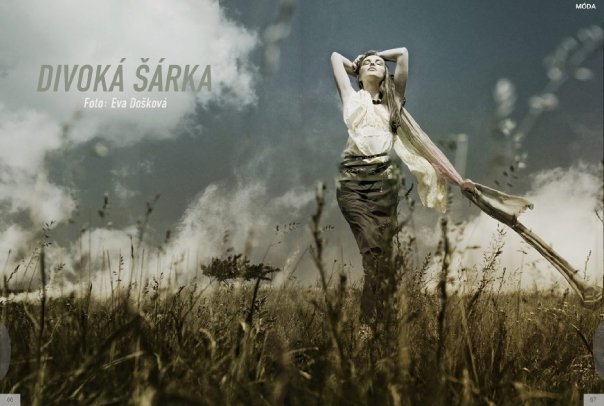 Female model photo shoot of eva doskova