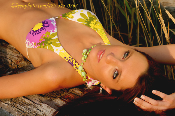 Female model photo shoot of crystalcoffman by KEEN Photographics in Picnic Point Beach