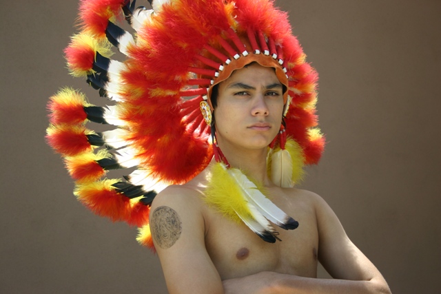 Male model photo shoot of Kiowa Gordon in Cave Creek