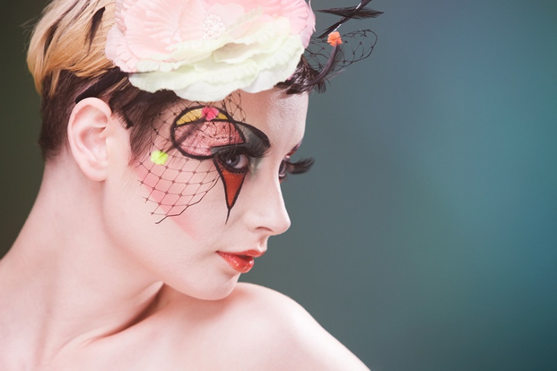Female model photo shoot of gemma-elise gerber by stantonimaging in contrast studios, makeup by looking good