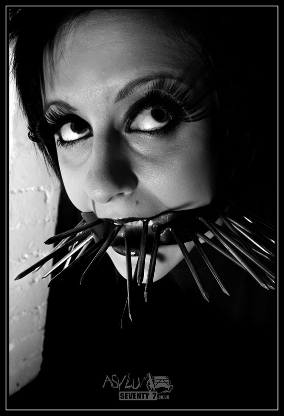 Female model photo shoot of Nessa J by ASYLUMseventy7 in The Asylum