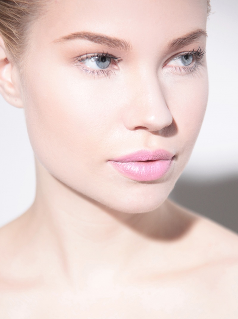 Female model photo shoot of Nea McLin by River Clark, makeup by Daniel K Make Up