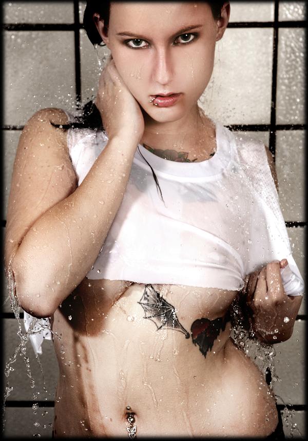 Female model photo shoot of MissWonderland in hot tubs in san jose