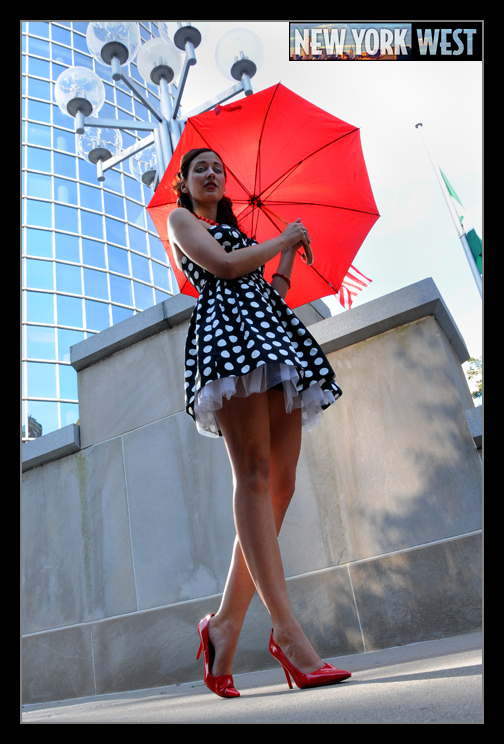 Female model photo shoot of Kimburly B by Jim Cookfair in downtown Buffalo