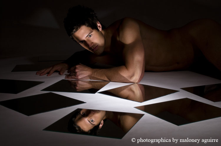 Male model photo shoot of Maloney Aguirre and Janisce Dopelan in downtown toronto studio