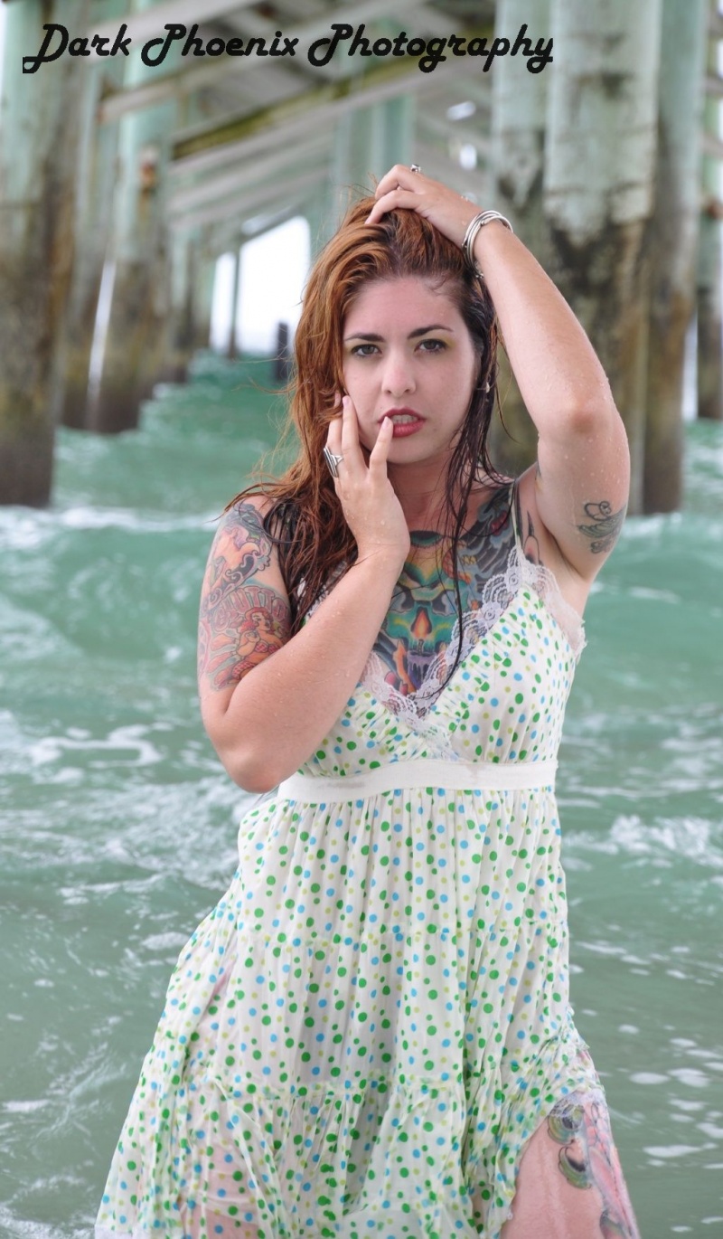 Male and Female model photo shoot of Michael Knigge and Crystal Kitty in Top Sail Beach, NC