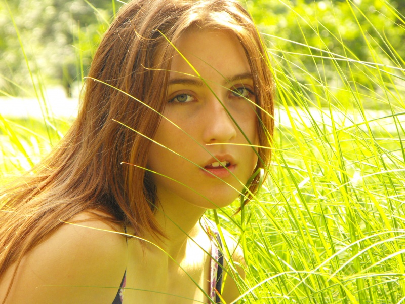 Female model photo shoot of Taylor Bartolomucci in At a Park
