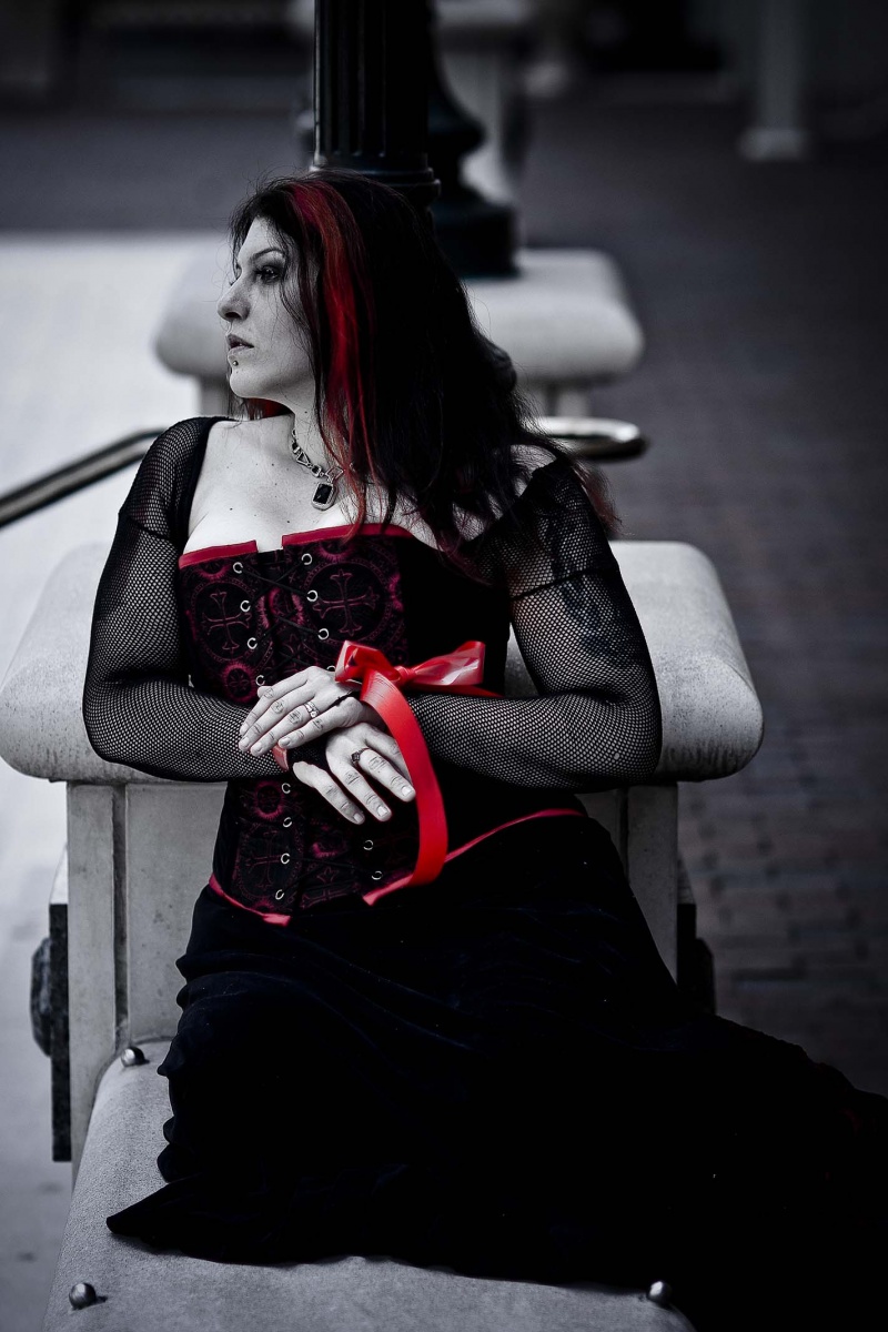 Female model photo shoot of __Nocturna__ by KevinH in VA Beach-Town Center