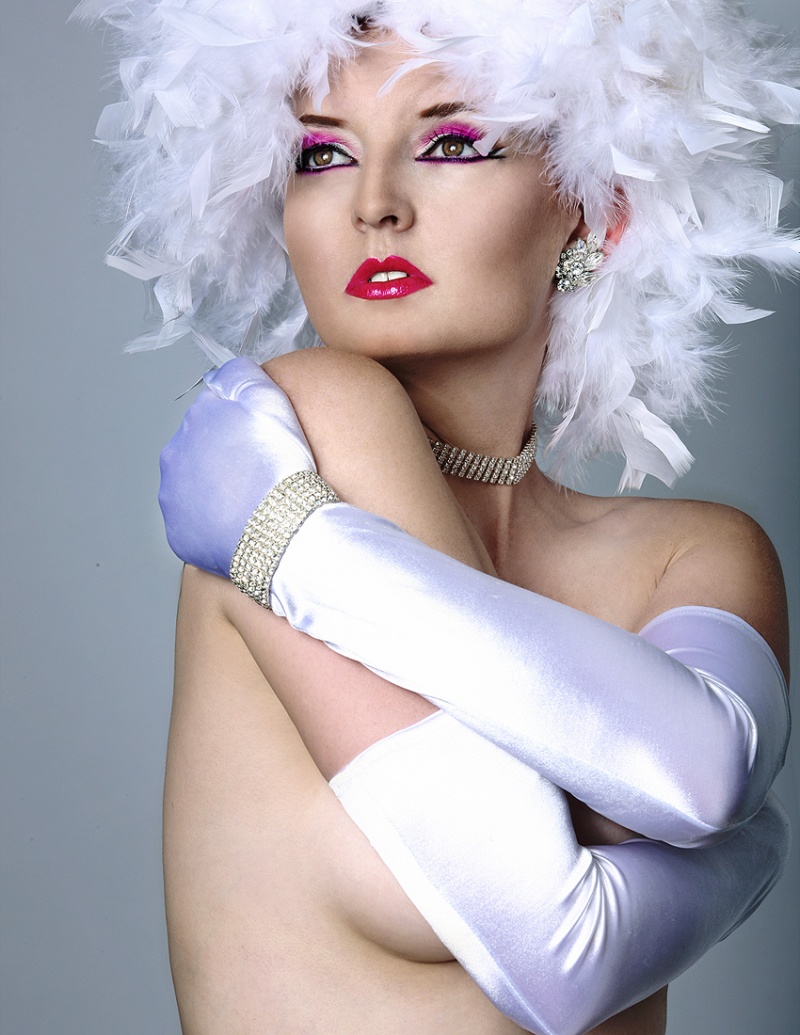 Female model photo shoot of Jazzymoon by Barry Druxman in Bellevue, WA, wardrobe styled by Styling by Sable Lee, makeup by Sable Lee Makeup hair