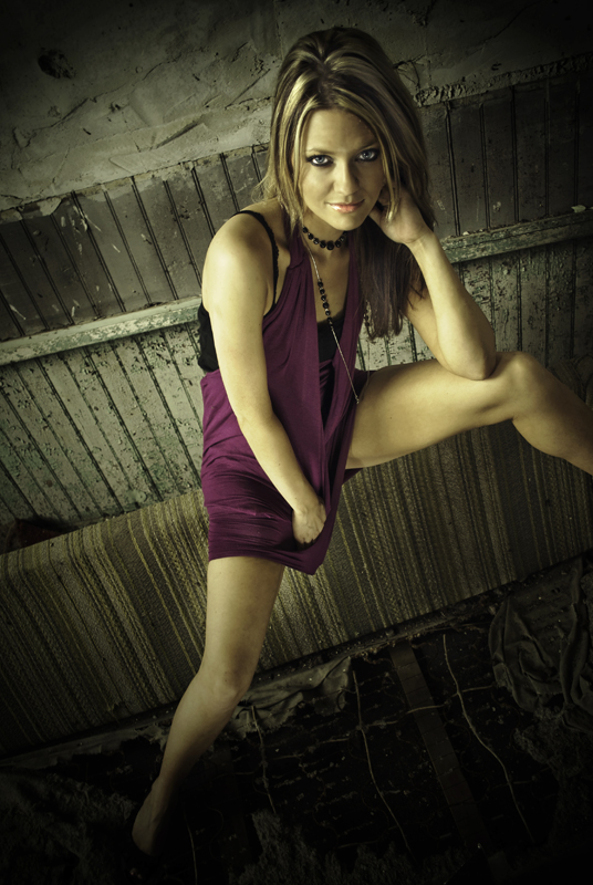 Female model photo shoot of Lacey F by chad thomas photo in Michigan